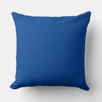 Almohada de Tirar con Acento Azul Real de Lujo