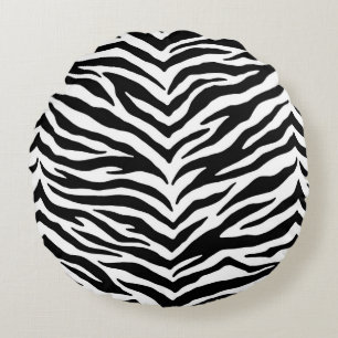 Almohada de tirar con estampado de cebra