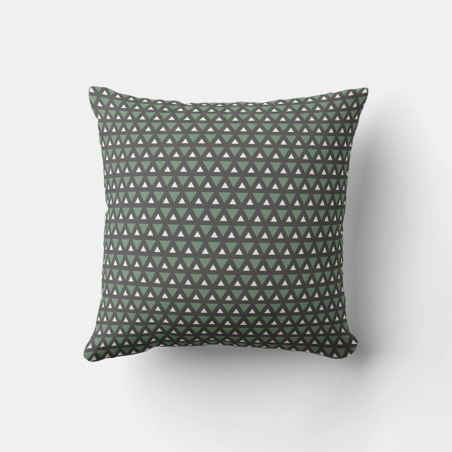 Almohada de Tirar con Patrón Geométrico Moderno y  (Reverso)
