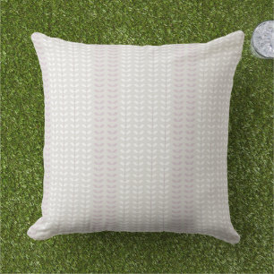 Almohada de tirar con raya de lavanda suave