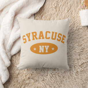 Almohada de Tirar con Tipografía Vintage de Syracu