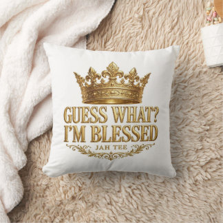 Almohada de Tirar Corona de Oro Bendita ¡Adivina Q
