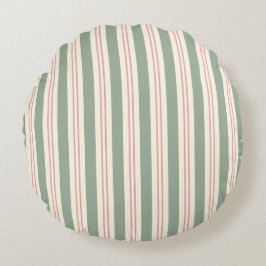 Almohada de Tirar Costera con Rayas de Verde Salvi