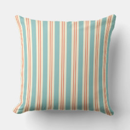 Almohada de Tirar Costera con Rayas Verde Espuma d