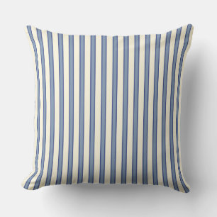Almohada de Tirar Costera de Rayas Azules de Cape
