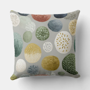 Almohada de Tirar de Acuarela Botánica Suave – 2 M