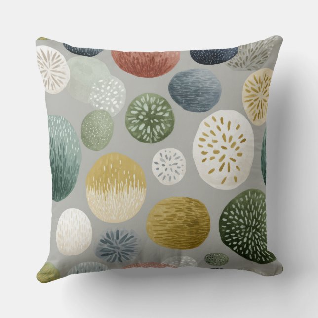 Almohada de Tirar de Acuarela Botánica Suave – 2 M (Reverso )
