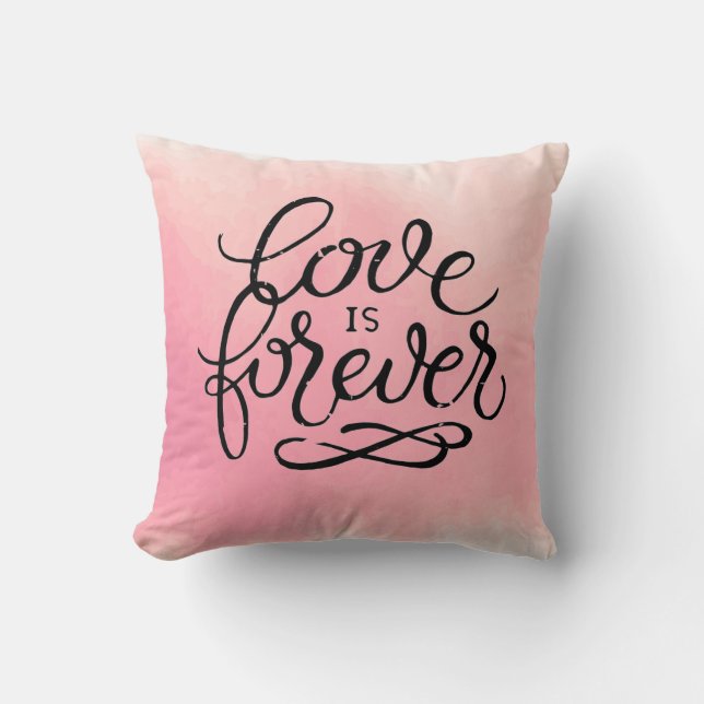 Almohada de Tirar de Acuarela 'El Amor es para Sie (Anverso)