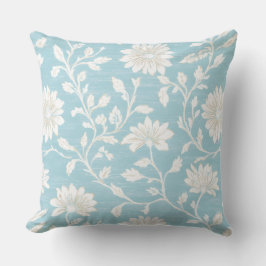 Almohada de Tirar de Cabaña Costera Azul