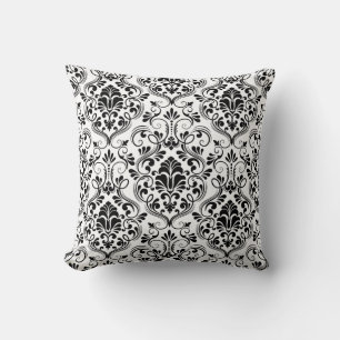 Almohada de tirar de damasco sin costuras