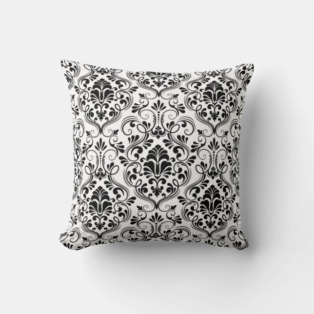 Almohada de tirar de damasco sin costuras (Anverso)