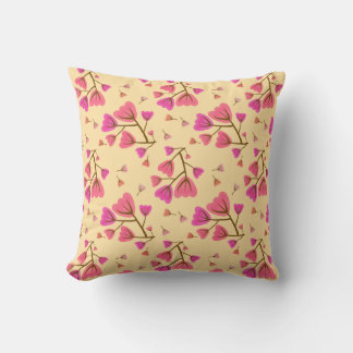 Almohada de tirar de flores Pétalos Sonrojados
