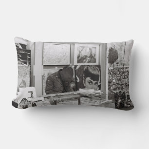 Almohada de tirar de la antigua película del merca