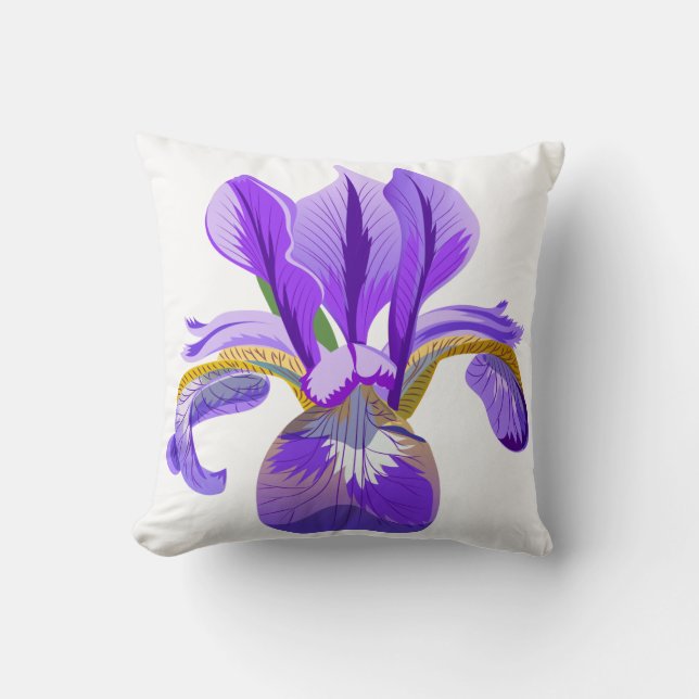 Almohada de tirar de lirio morado (Anverso)
