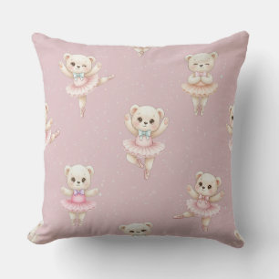 Almohada de tirar de osito de peluche bailarina li