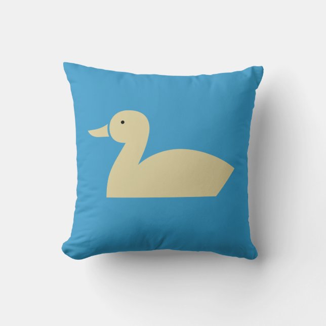 Almohada de tirar de pato lindo (Anverso)