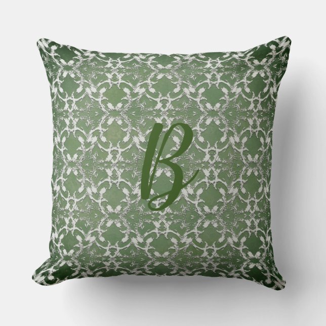Almohada de Tirar de Pergaminos Bailarines Gris Ve (Anverso)