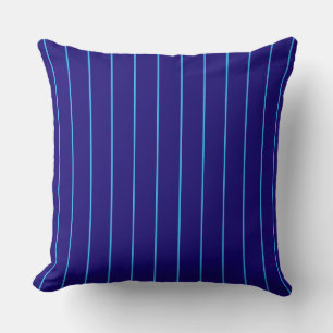 Almohada de tirar de raya azul marino Costero mo