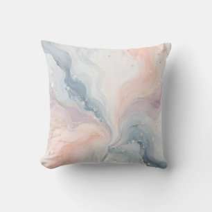 Almohada de Tirar de Remolino Abstracto de Pastel