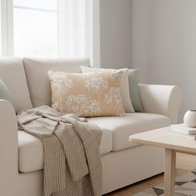 Almohada de Tirar de Seda de Flor de Zanahoria Bei (Subido por el creador)