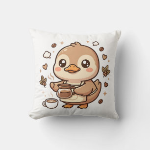 Almohada de Tirar delantal de Barista de Pato Kawa