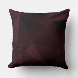 Almohada de tirar diamante geométrico facetado cir
