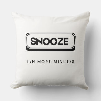 Almohada de tirar | Diez Minutos Más Snooze