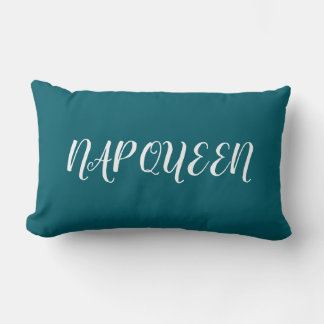 Almohada de tirar elegante 'Nap Queen' en escritur