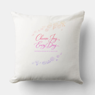 Almohada de tirar Elija la alegría todos los días