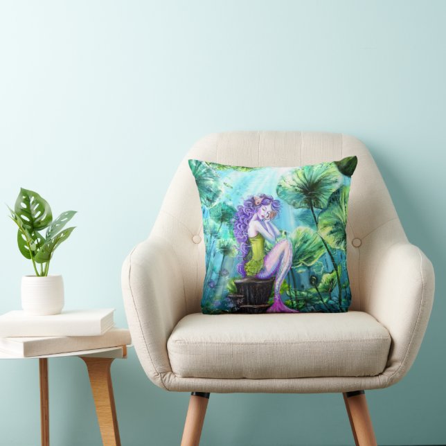 Almohada de Tirar Fantasía de Sirena (Silla)