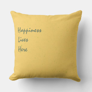Almohada de tirar Felicidad Vive Aquí