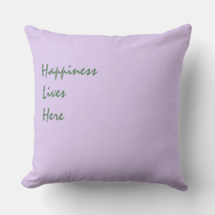 Almohada de tirar Felicidad Vive Aquí