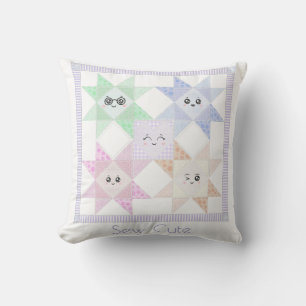 Almohada de tirar feliz de coser