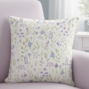 Almohada de Tirar Floral de Lavanda