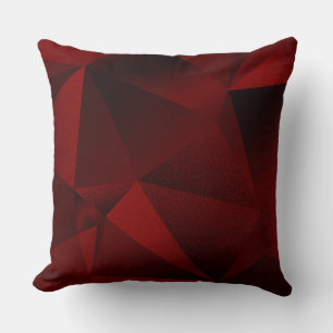 Almohada de tirar geométrica de diamante facetado 