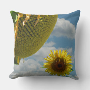Almohada de tirar girasol de amor