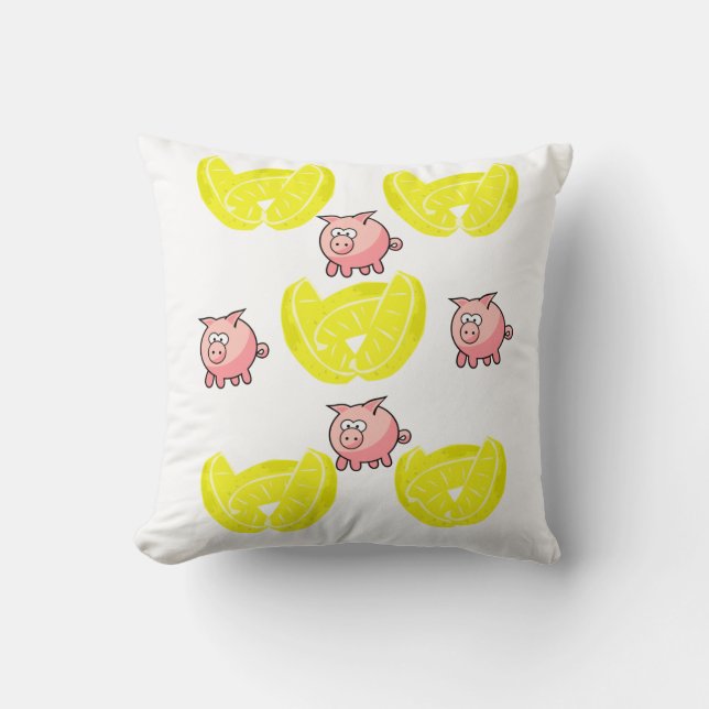 Almohada de tirar Limón (Anverso)