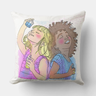 Almohada de tirar Mejores Amigas Perfume