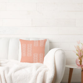 Almohada de tirar naranja pálido