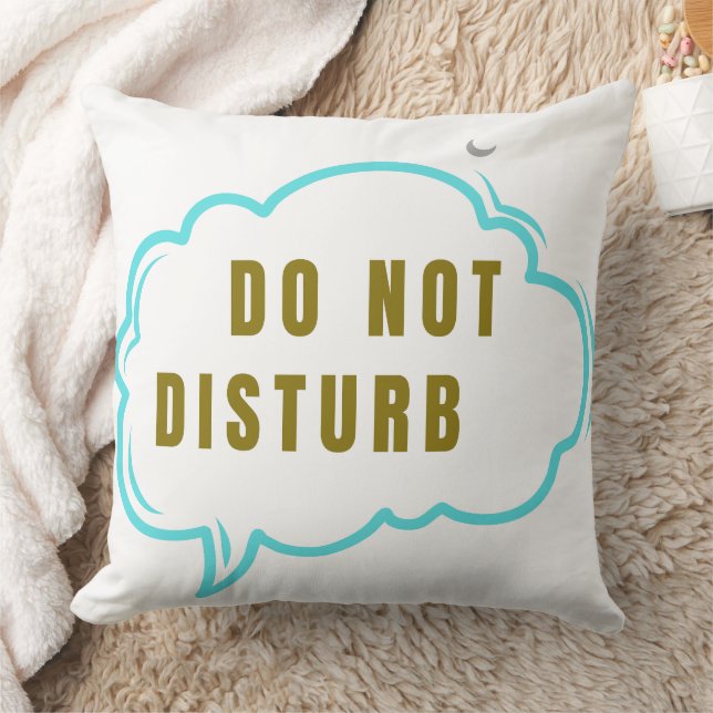 Almohada de Tirar para Dormir Acogedor 'No Molesta (Manta)