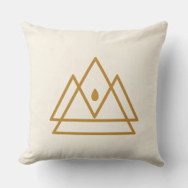 Almohada de Tirar Picos Sagrados Dorados