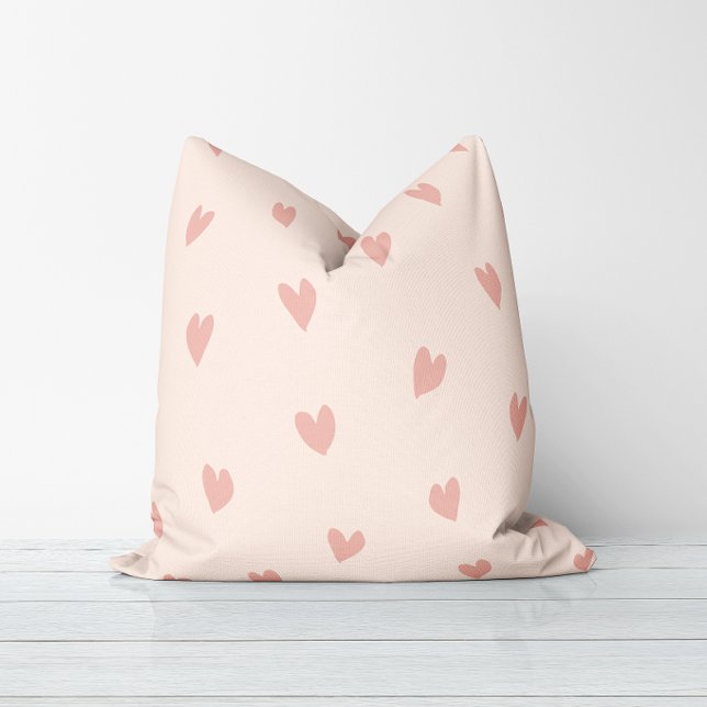 Almohada de Tirar Rosa Pálido con Toque Amoroso (Subido por el creador)