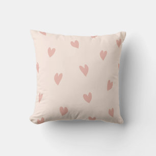 Almohada de Tirar Rosa Pálido con Toque Amoroso