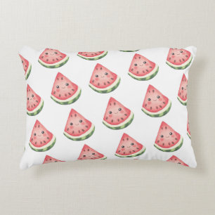 Almohada de tirar sandía Kawaii linda