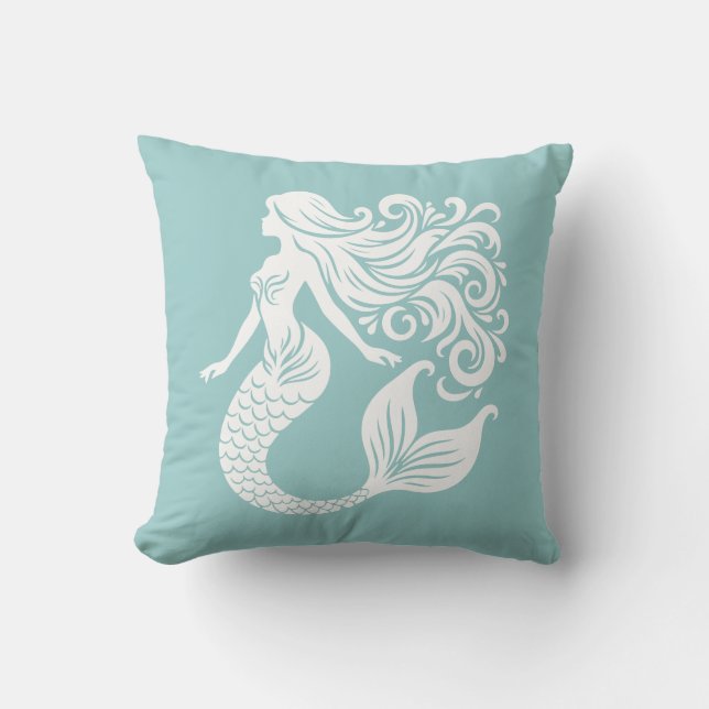 Almohada de Tirar Sirena (Anverso)
