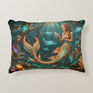 Almohada de tirar sirena elegante