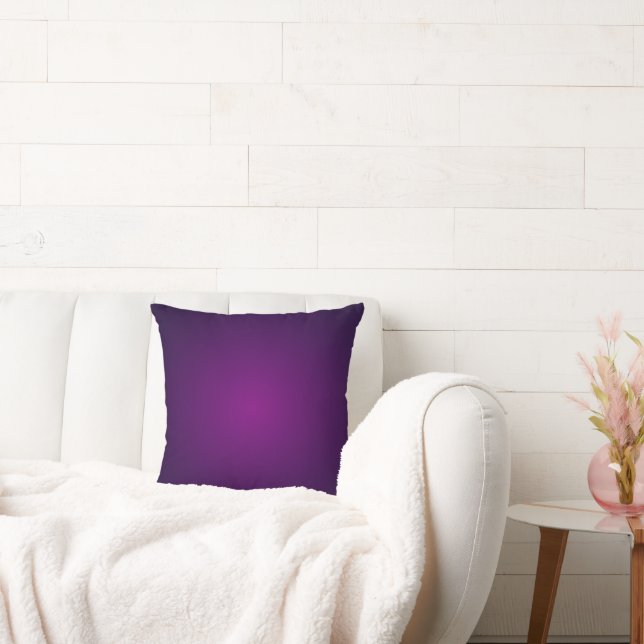Almohada de Tirar Tonos de Morado Profundo (Sofá)
