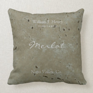 Almohada de Tirar Viñedo de Vino