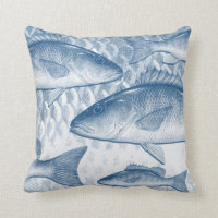 Almohada de tiro azul de los mordedores de mangle