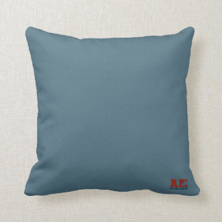 Almohada de tiro azul sólida de la tierra roja